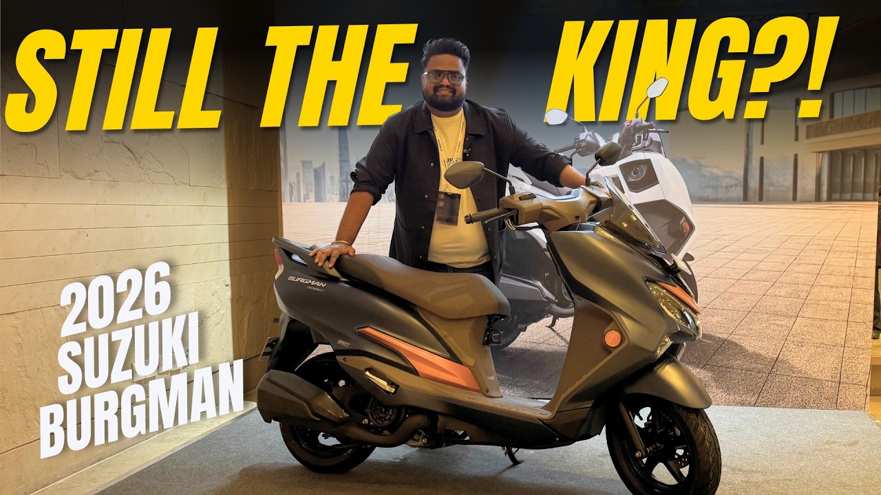 Suzuki Burgman Street Walkaround z 2026 roku | Projekt, funkcje i aktualizacje