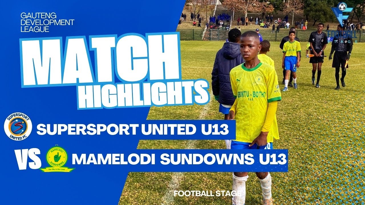HIGHLIGHTS | Supersport United U13 vs Mamelodi Sundowns U13 | Gauteng Development League