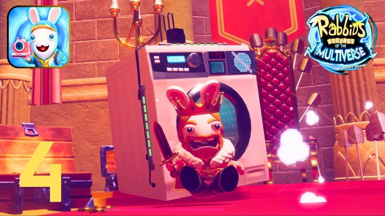 Rabbids Multiverse By Ubisoft Gameplay Barbe Kingdom Ending (Apple Arcade - iOS) #4
