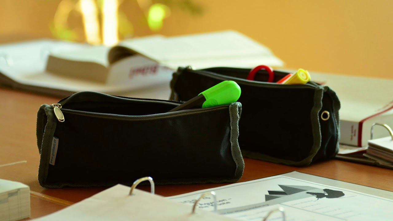 ASMR Rummaging Through Pencil Case