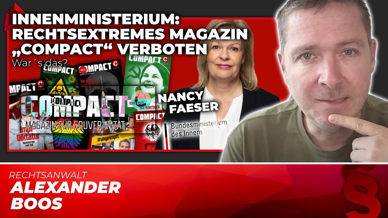 Verbotsverfügung des BMI gegen Compact. Hintergrund und rechtliche Einordnung