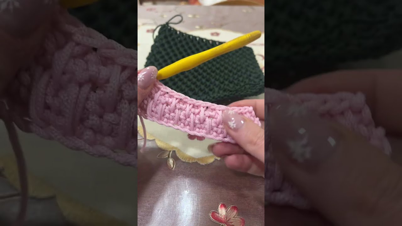 Tutorial: punto nido d’ape all’uncinetto