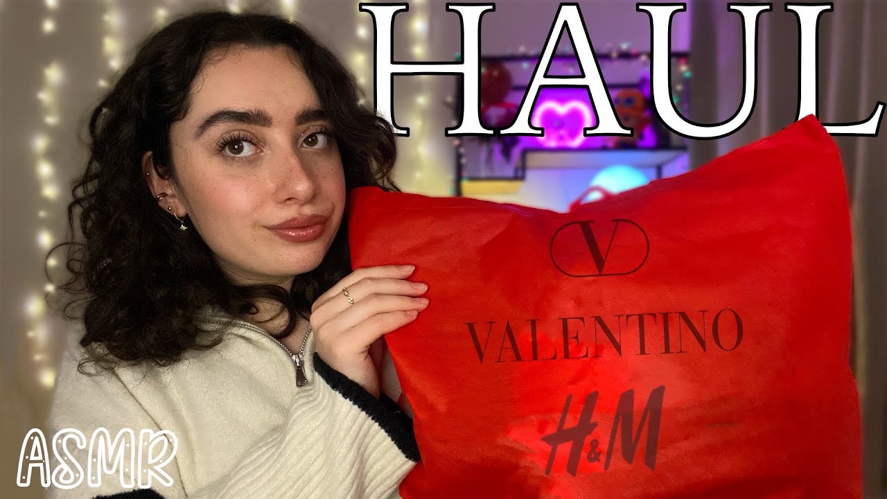 🌙 ASMR FRANÇAIS : TRY-ON HAUL, JE TE MONTRE MES DERNIERS ACHATS 🛍️ (H&M,Bershka,Valentino...)