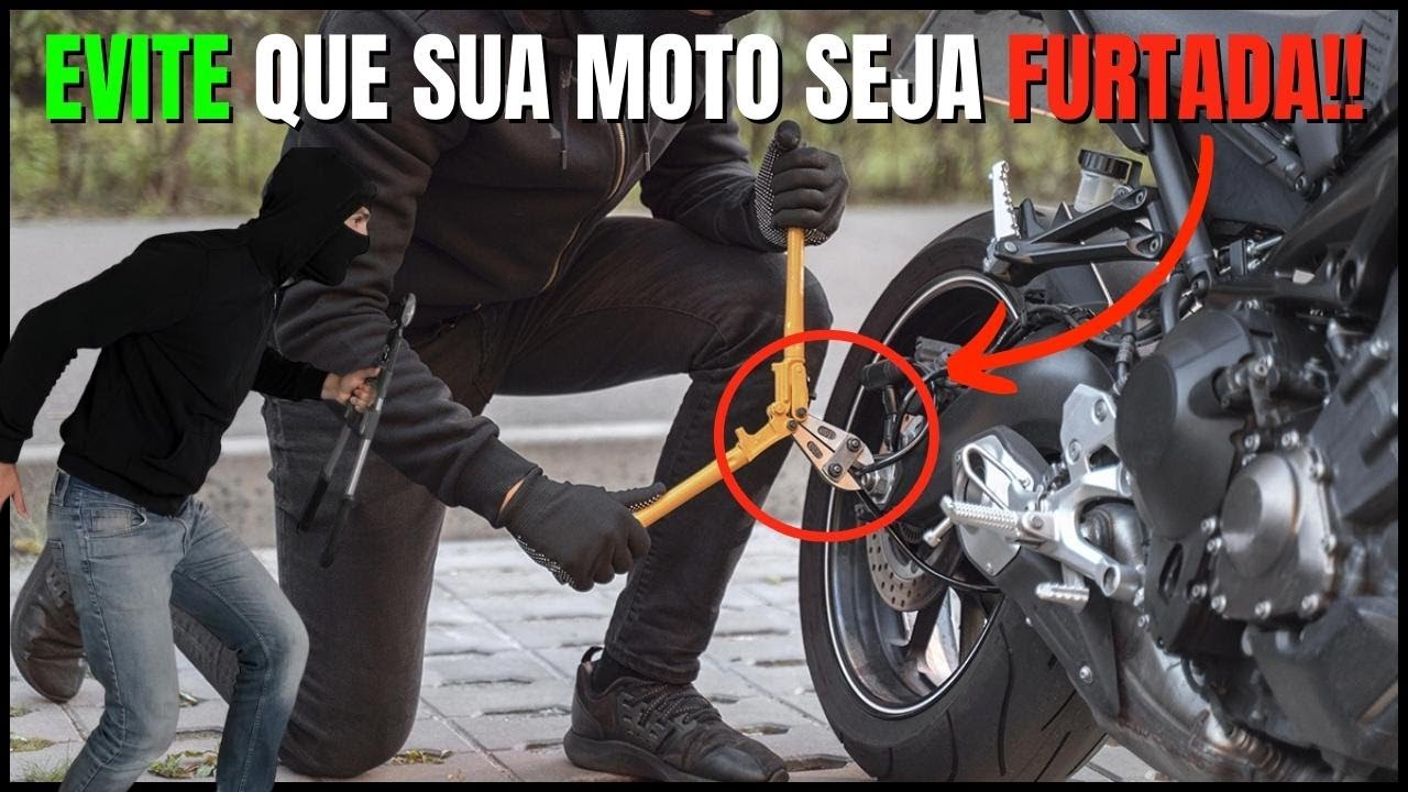 6 DICAS ANTIFURTO PARA QUE SUA MOTO NÃO SEJA FURTADA !!