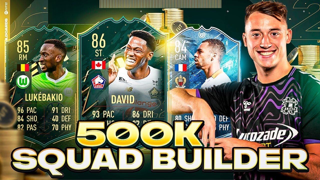 INSANE *NEW* 500K PRO FIFA PLAYER SQUAD BUILDER! FIFA 22 ULTIMATE TEAM!!
