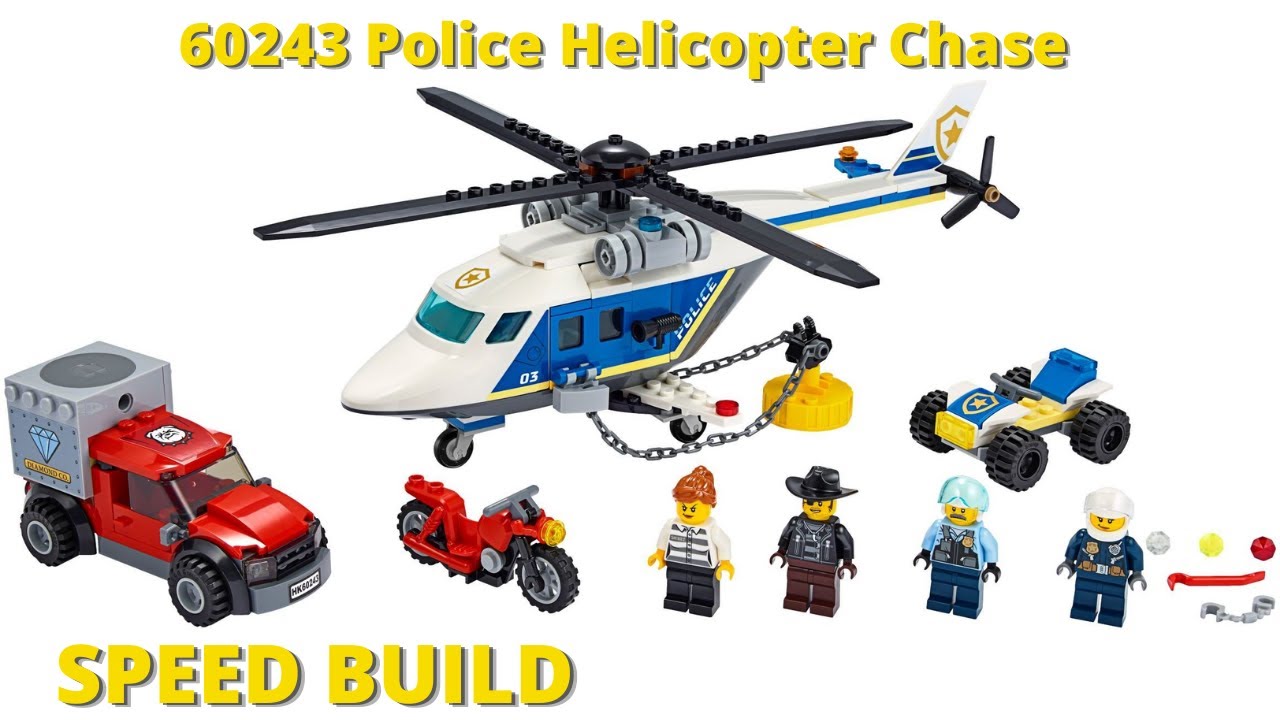 LEGO City  60243 Police Helicopter Chase | LEGO Speed Build