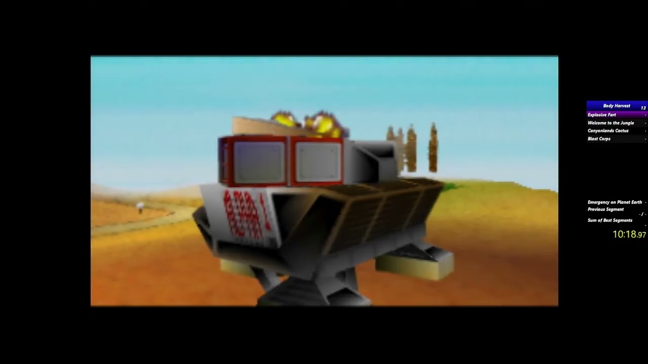 Body Harvest speedrun in 1:25:34