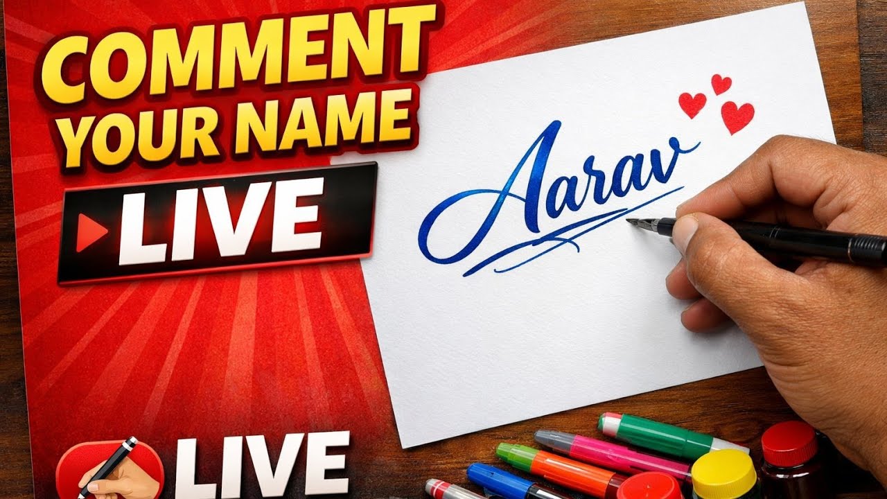 writing your beautiful name live #live #namelive #namewriting #foryou #explore
