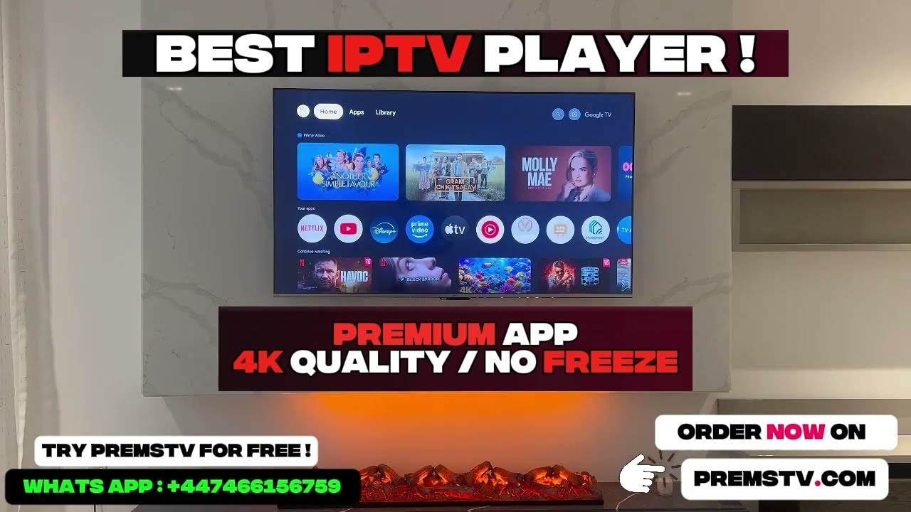 BEST IPTV PLAYER for SMART TV's !! ⭐ (PREMIUM APP / EASY SETUP)