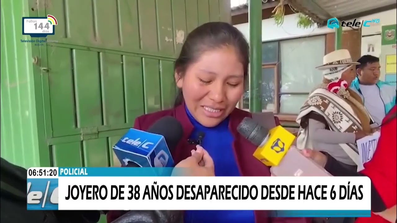 JOYERO DE 38 AÑOS ESTÁ DESAPARECIDO MÁS DE 6 DÍAS.