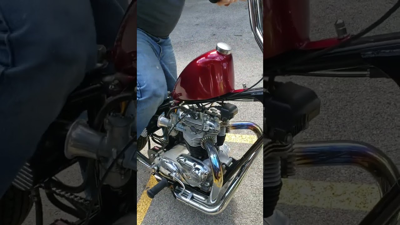 Triumph chopper cold starting procedure