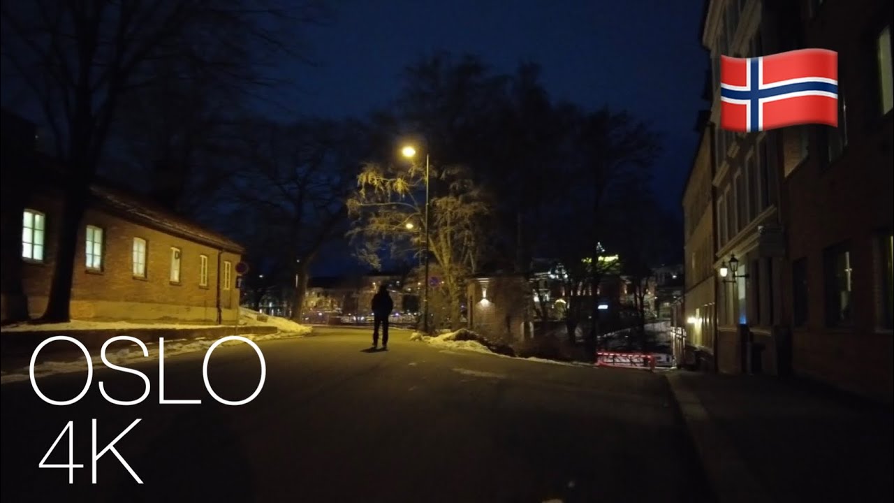 { 4K, 60ftps } Oslo, Norway 🇳🇴 DANGEROUS AREA By NIGHT!!! 🚫😳