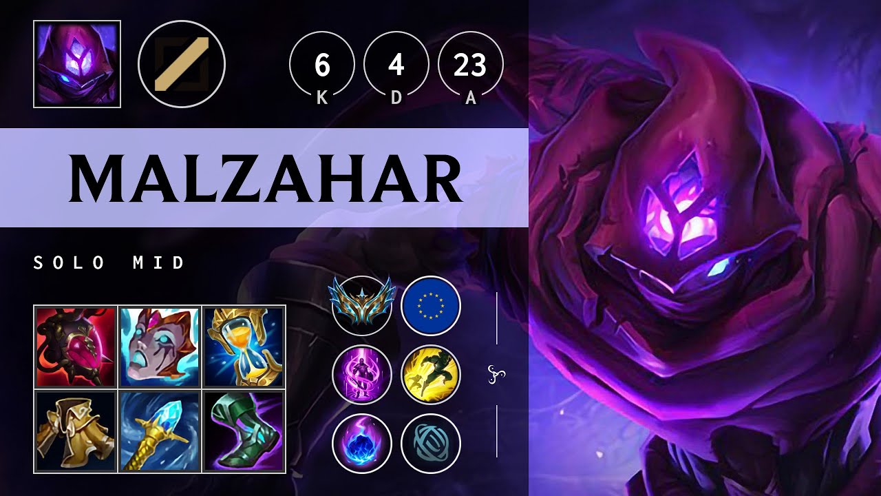 Malzahar Mid vs Katarina - EUW Challenger Patch 14.18