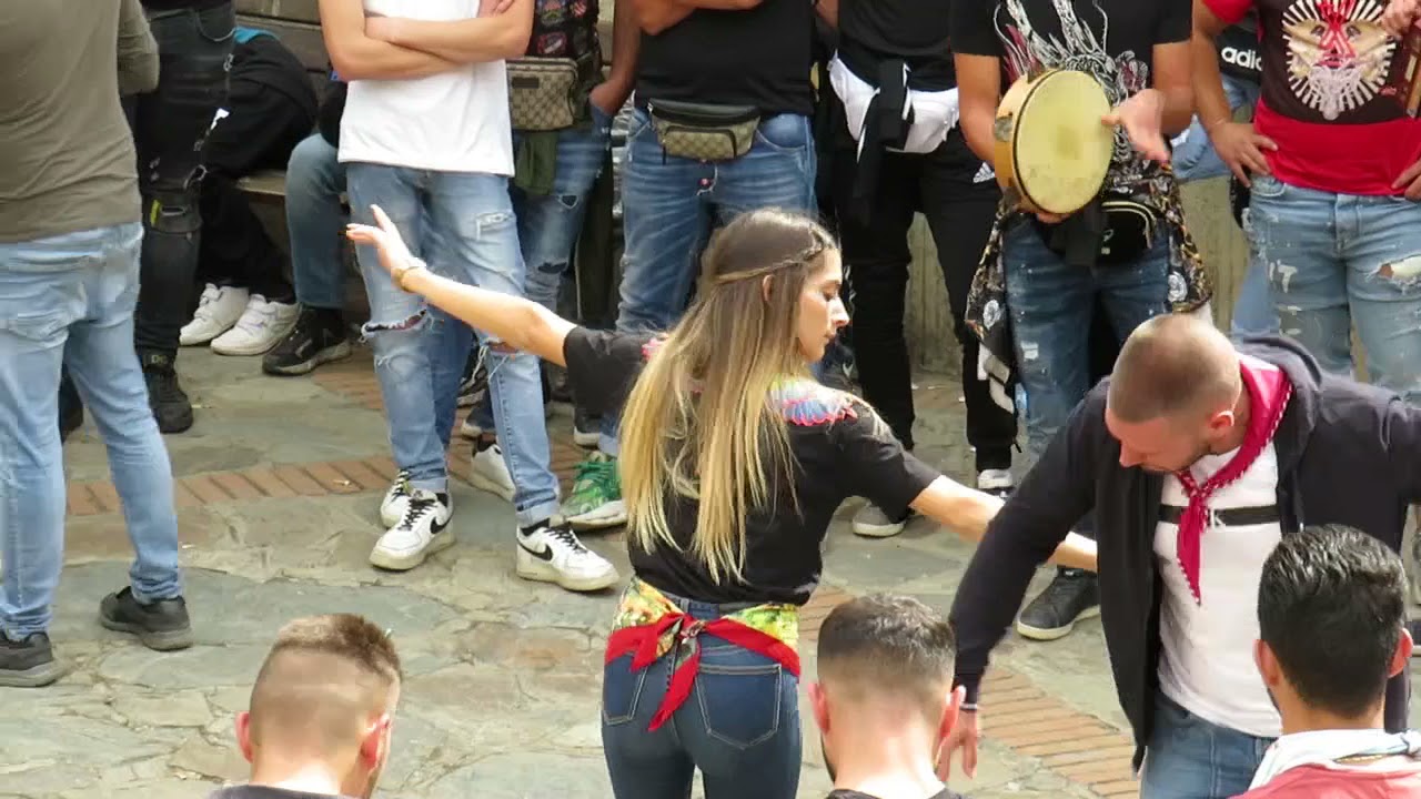 Polsi,  San Luca, Reggio Calabria. Celebrazione della Madonna della montagna con la tarantella.