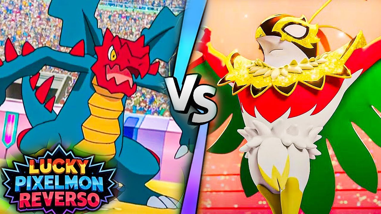 Minecraft LUCKY PIXELMON REVERSO - HAWLUCHA vs DRUDDIGON ! BATALHA INACREDITÁVEL