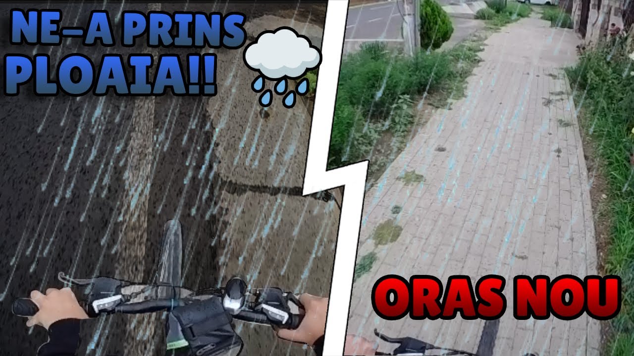 Ne-a prins PLOAIA 🌧️+ oameni NEBUNI intr-un ORAS NOU