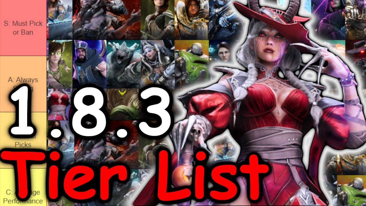 Predecessor 1.8.3 Tier List | Best & Worst Heroes