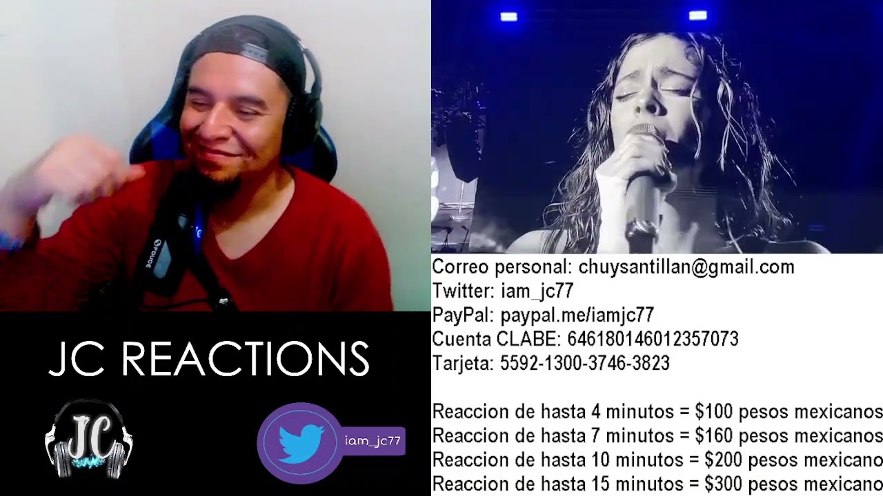 | REACCION | Tini - Te Pido (En Vivo)