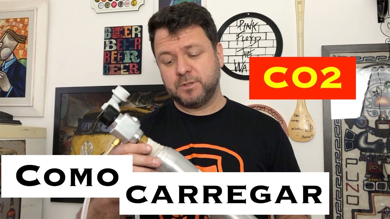 Como encher carregar recarregar cilindro de co2 sodastream