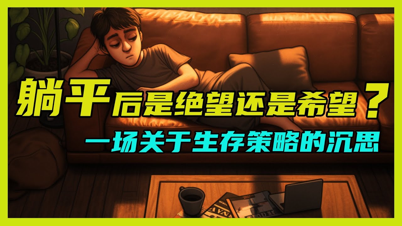 躺平之后是绝望还是希望？—— 一场关于生存策略的沉思  /#躺平 #内卷 #低欲望生活 #生存策略 /
