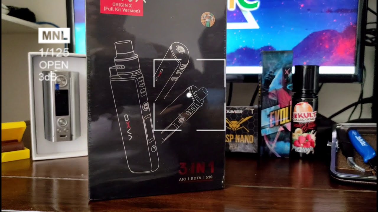 OXVA ORIGIN X | FULL KIT | 3 IN 1 | Unboxing | With UniCoil, RDTA, 510