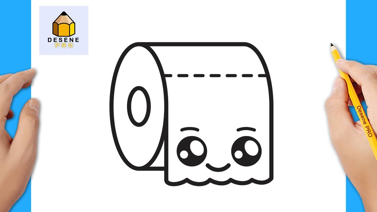 Cum Să Desenezi o Hârtie Igienică 🧻 | Desen Ușor Pas cu Pas