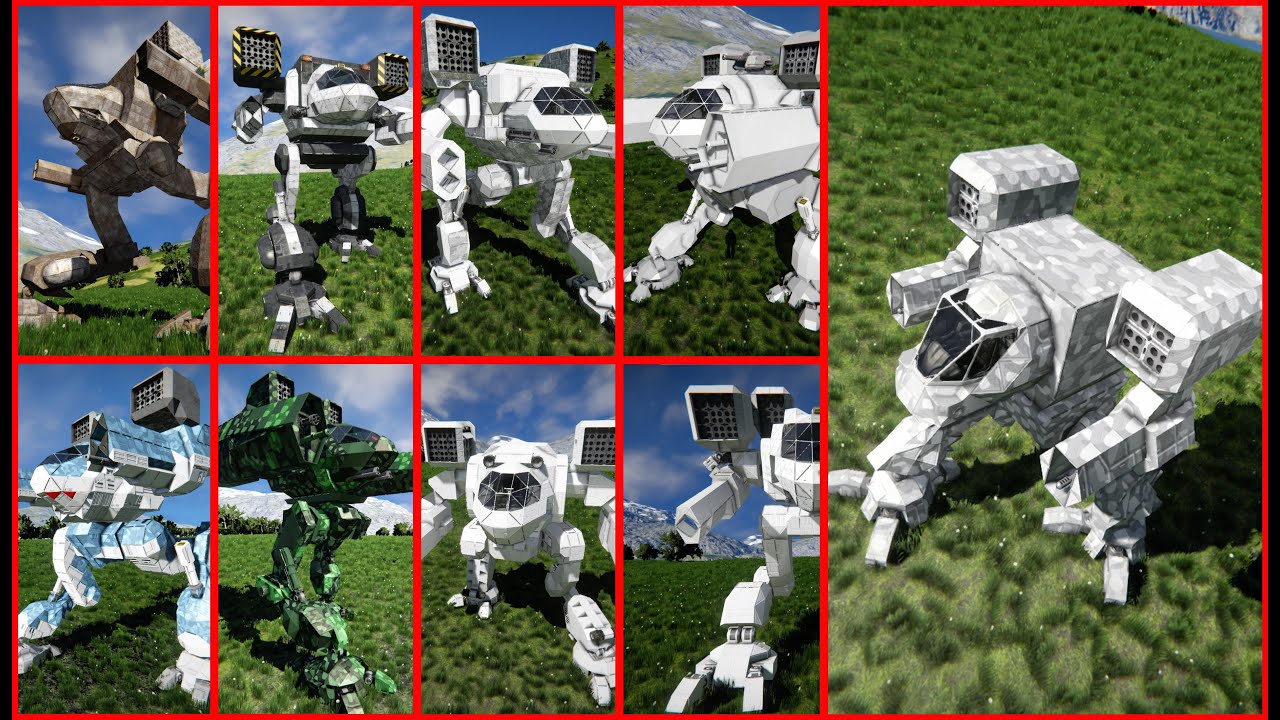 Space Engineers: Mad Cat/Timber Wolf Line Up, 360 Preview