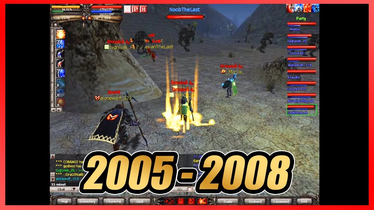 ▶Así era Knight Online en los años 2005 - 2008 Server Ares - Review Old Knight Online Pictures