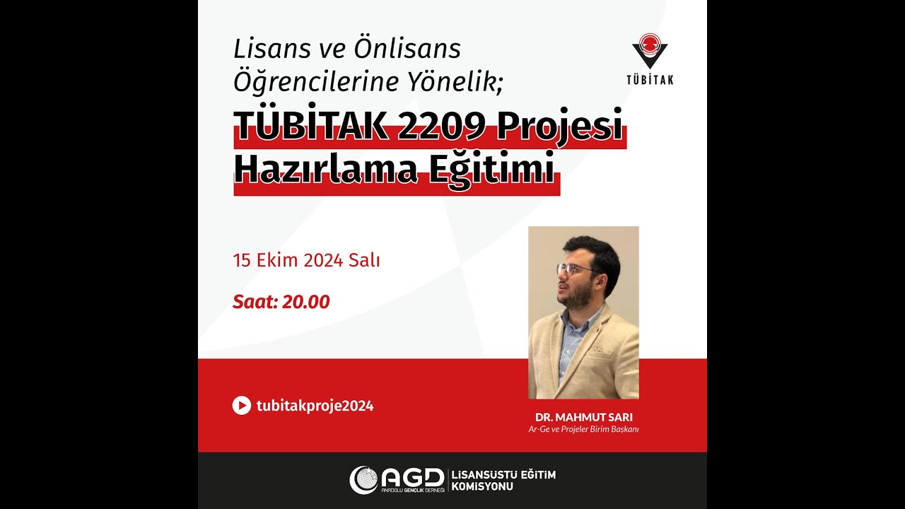 TÜBİTAK 2209 Proje Hazırlama Eğitimi
