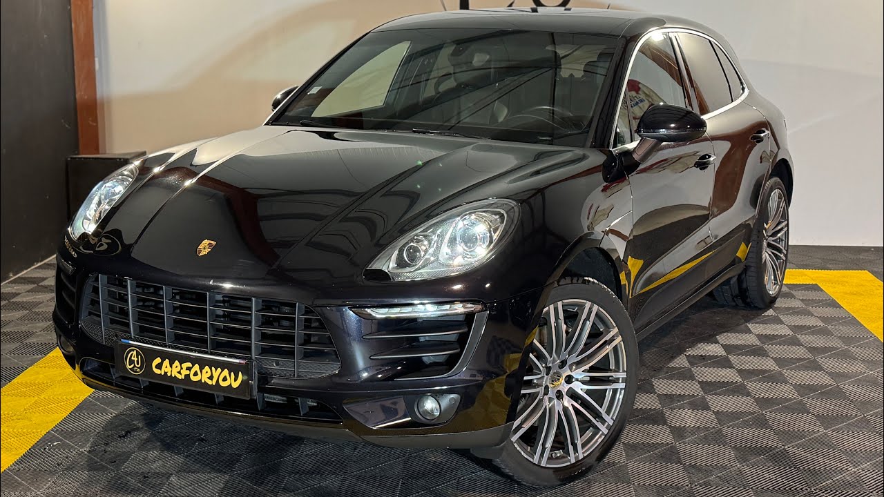 Porsche Macan S 3.0 TDI V6 AWD PDK 258ch Sièges chauffants, Apple CarPlay, Caméra de recul