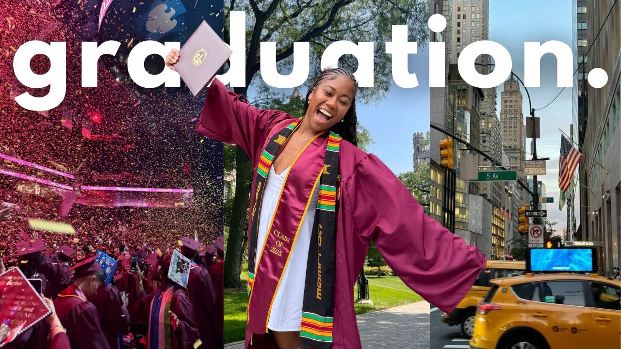 I GRADUATED 🎓 college graduation vlog in NYC,  college advice and whats next for me...