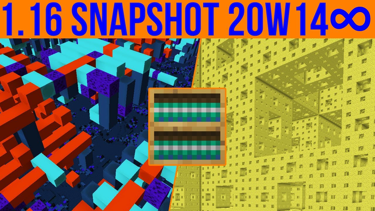 Minecraft 1.16 Snapshot 20w14&infin; The Infinity Snapshot