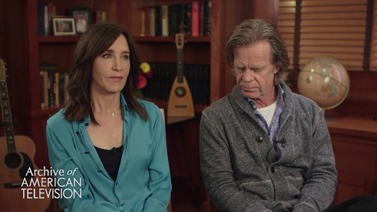 Felicity Huffman and William H. Macy on Macy guest starring on 