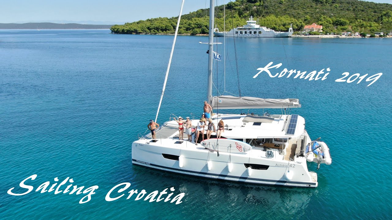 Catamaran Sailing  Croatia  4K