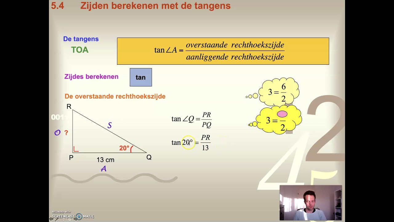 Mavo 3 5.4 Zijden berekenen