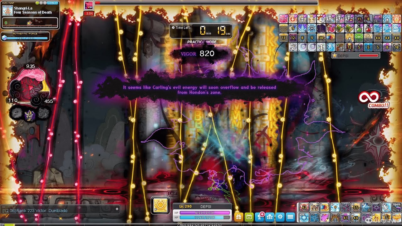 MapleSEA Aran Normal Kaling Solo (no cheese)