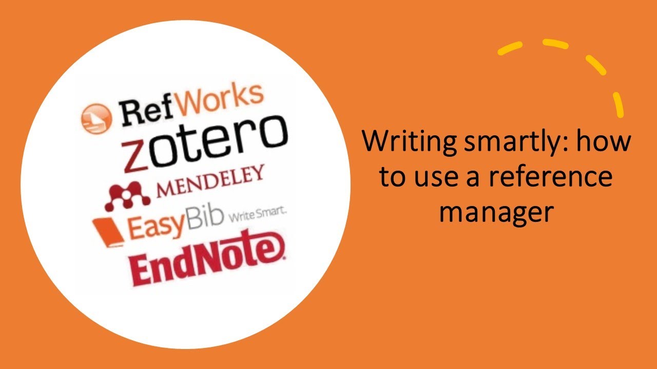 Writing smartly: how to use a reference manager