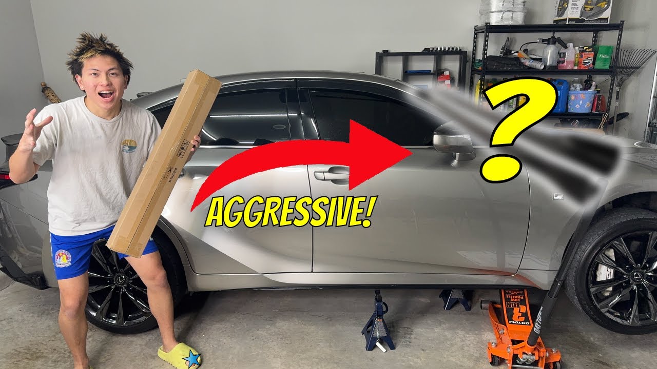 Установка боковых порогов на Lexus IS350 2022 **Всё пошло не так**