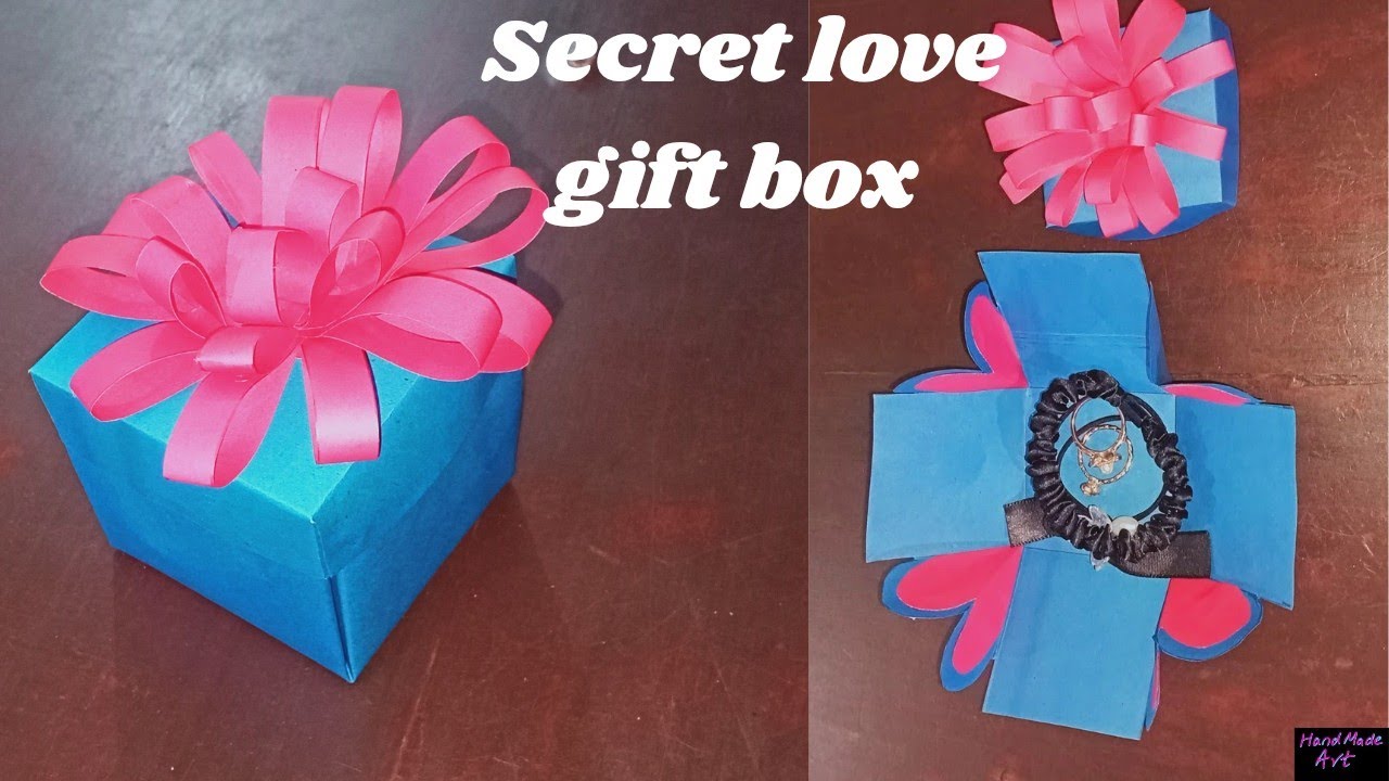 How to make gift Box🎁 handmade gifts 