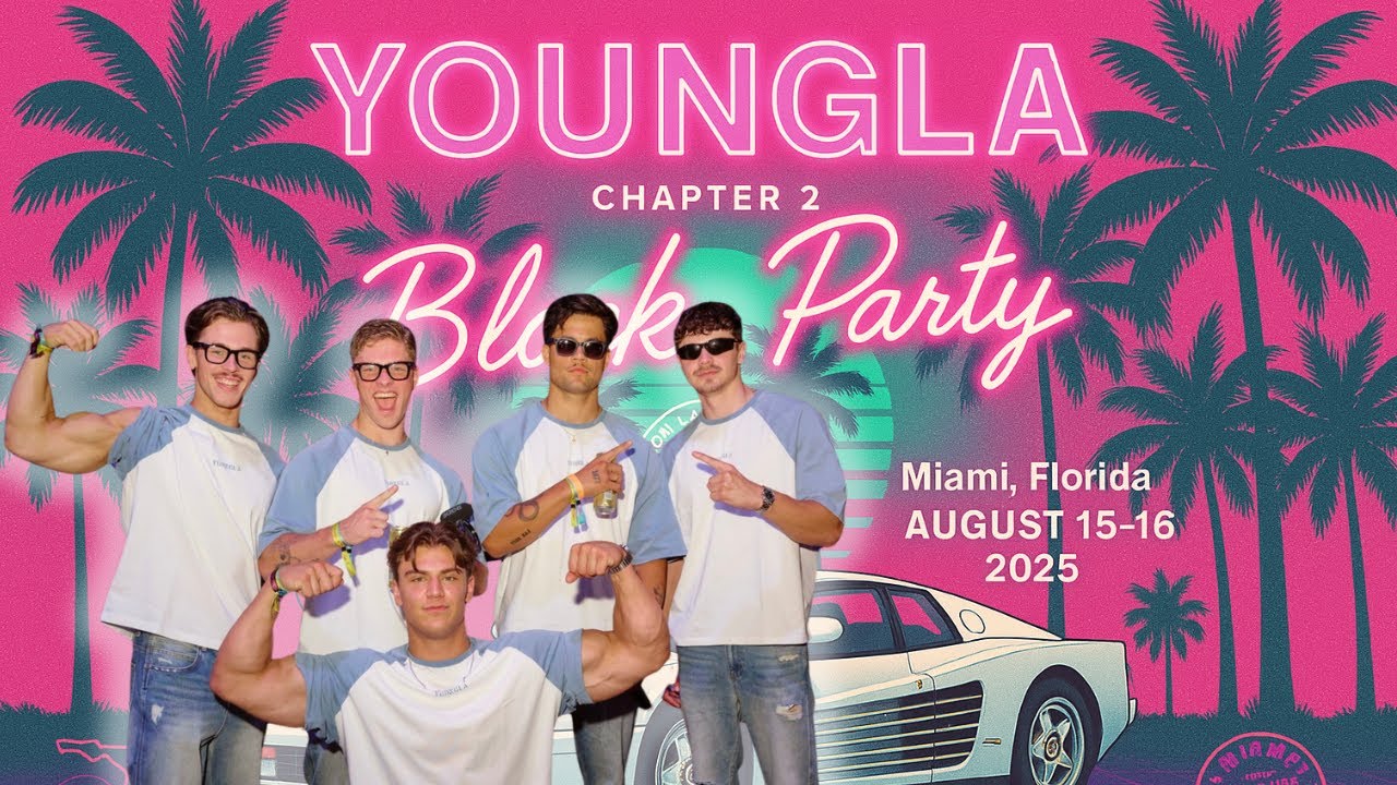 Uitgaan in Miami en YoungLA Block Party