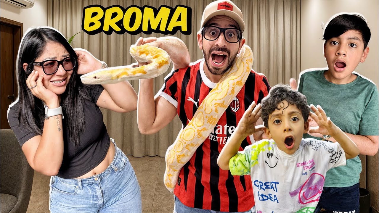 BROMA PESADA a MAMA y KARIM | COMPRAMOS UNA NUEVA MASCOTA | Family Juega