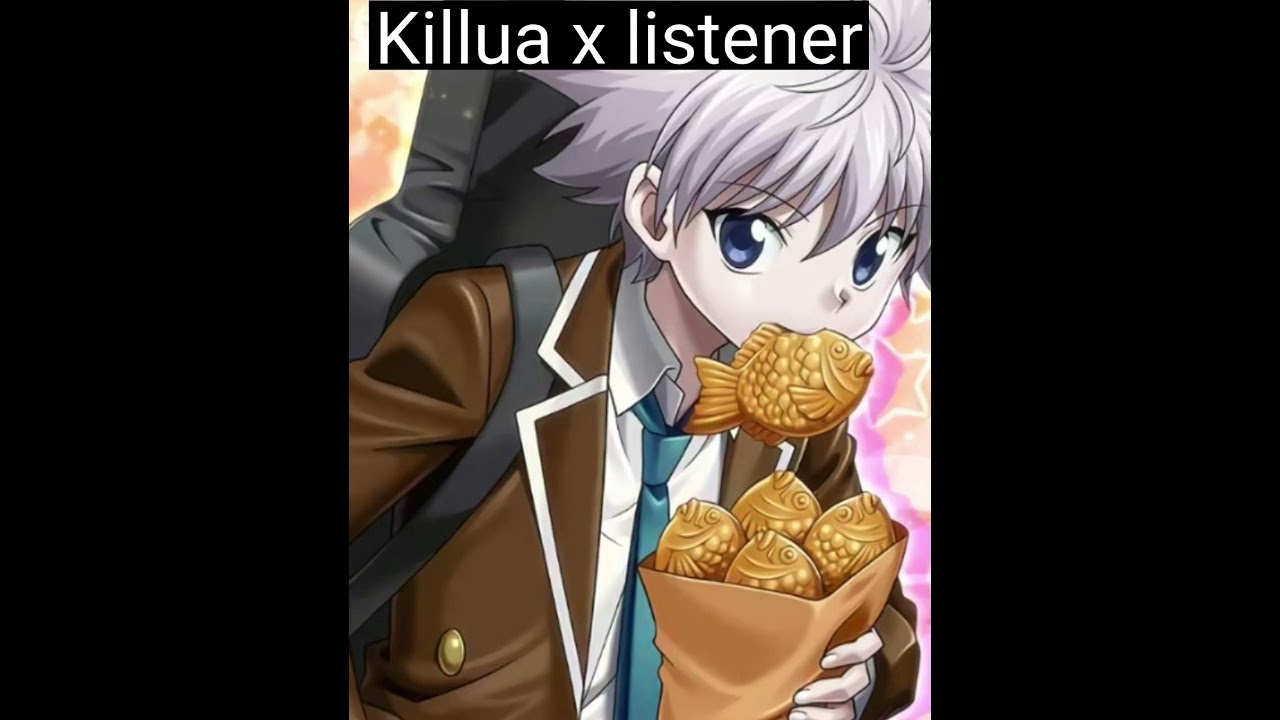 Killua x listener/|school au||you study with kill till...||kissing/| idk