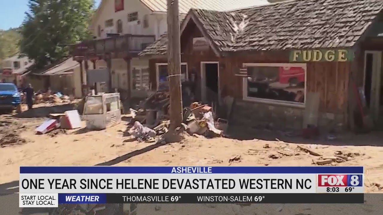 How far western NC has come one year after Hurricane Helene