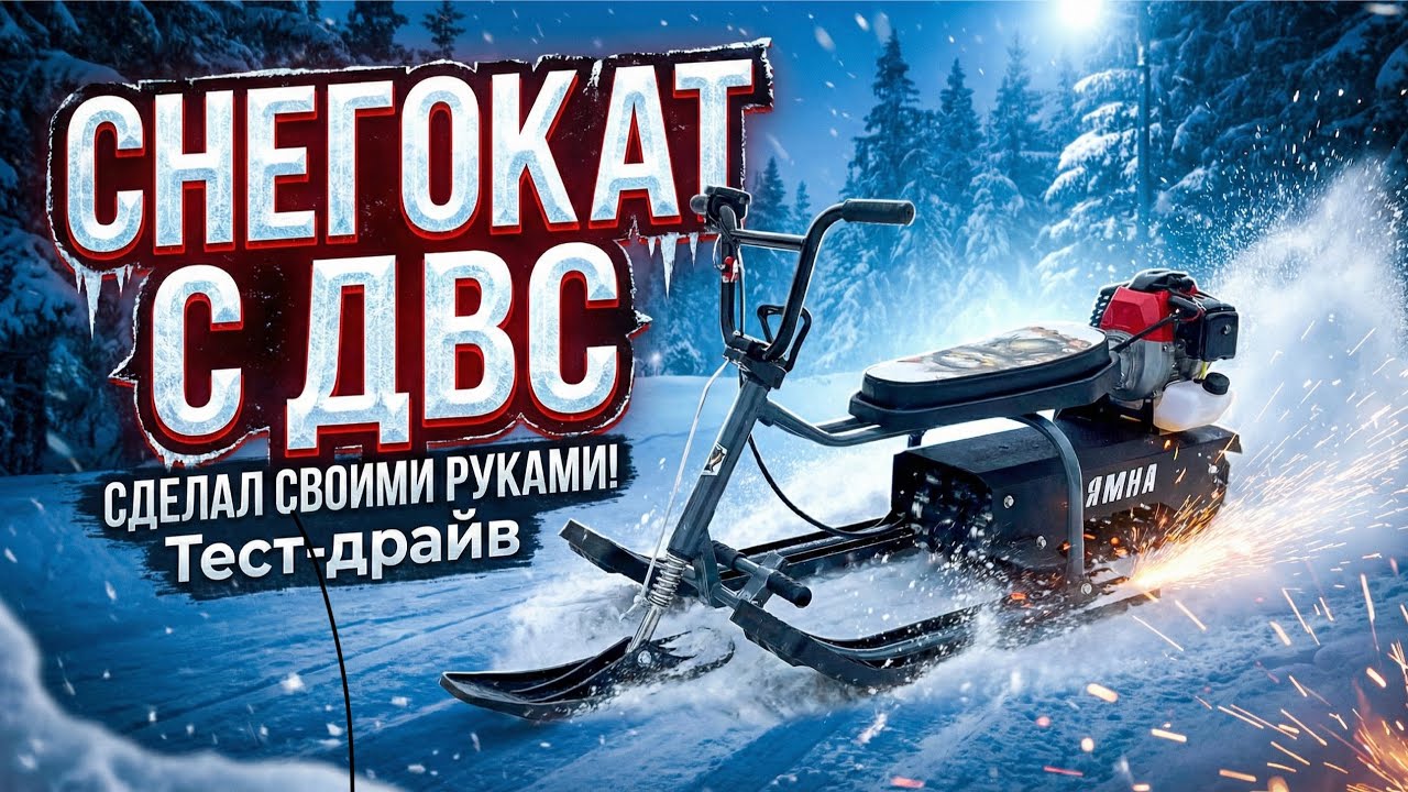 Мотоснегокат- Нано разработка из Сколково за не дорого. Как тебе такое Илон Маск?