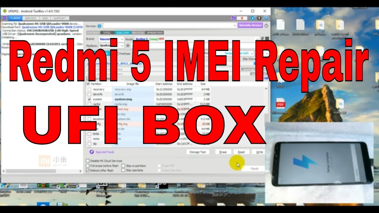 Redmi 5 imei repair 100%  Rosy solution | redmi 5 unable to get imei solution