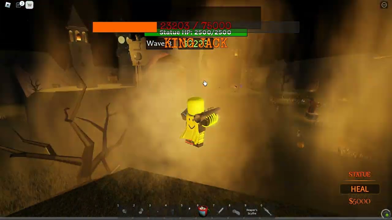 Rake Kill Test Halloween event (King jack boss)