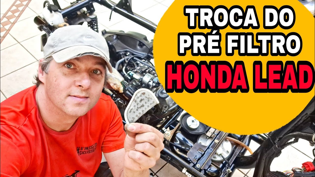 Como trocar o pré filtro de combustível da scooter Honda Lead. #scooter #lead