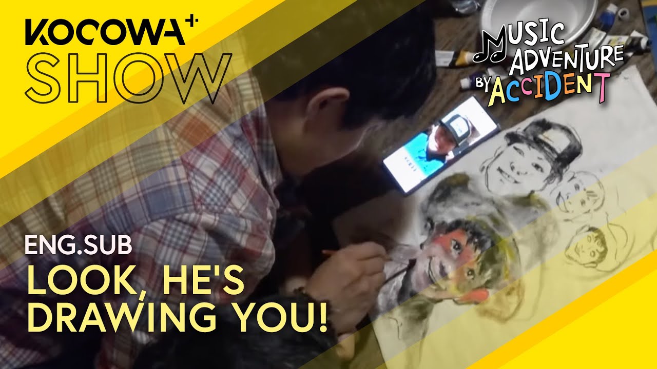 Kian84 Drawing Beautiful Portraits for the Kids 🎨👧👦 | Music Adventure by Accident EP06 | KOCOWA+