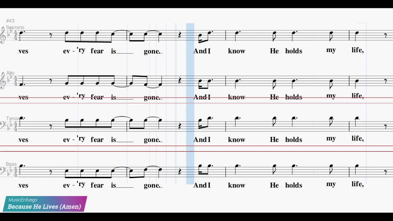 Because He Lives (Amen) - Tenor