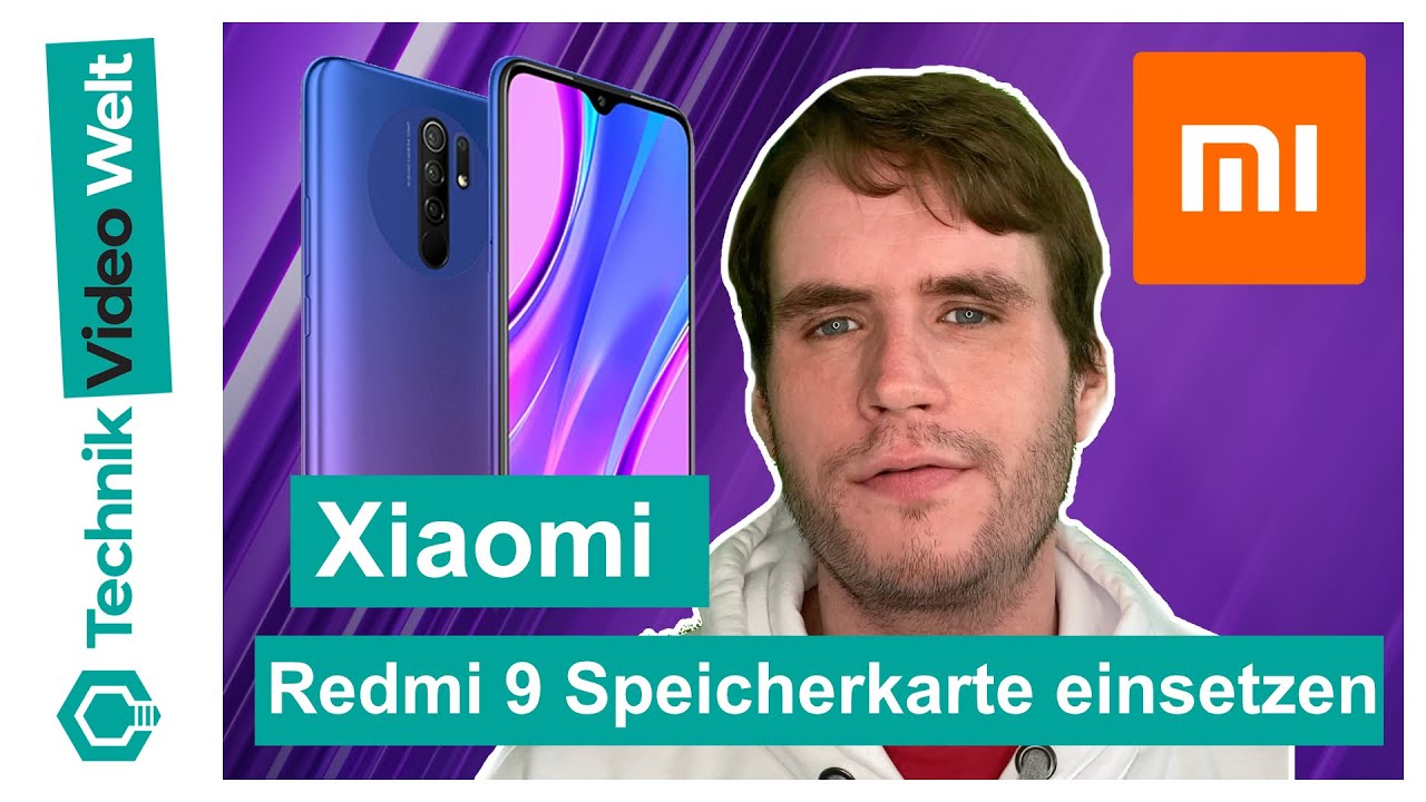Xiaomi Redmi 9 📱 Speicherkarte einsetzen - Micro SD